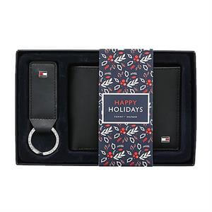 Tommy Hilfiger Flag Wallet & Key Fob Set